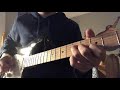 Spit Fountain - Algernon Cadwallader Guitar Cover