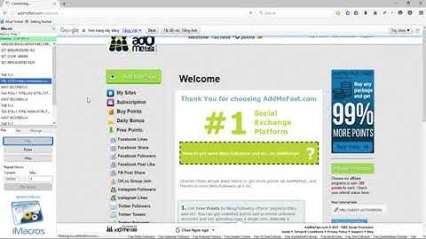Addmefast Auto Likes Facebook Imacros 2018 Working 100%