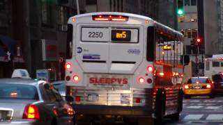 NYCTA / MTA Bus : MCI D4500CT 2250 On The BM5 & Orion VII Hybrid 6401 On The M4 @ Madison Avenue