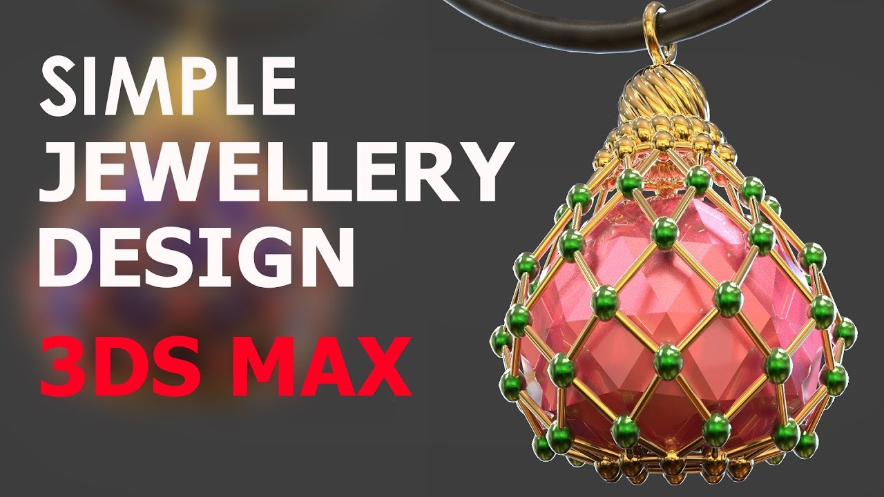 How To Make A Jewellery Item 3ds max tutorial YouTube