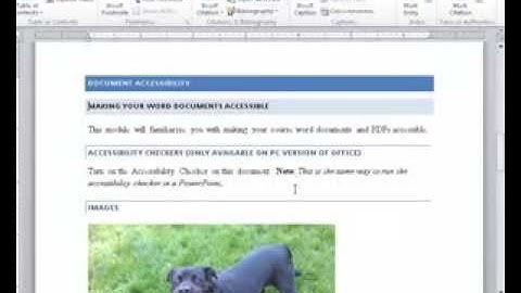 2014-03-19: Making a Microsoft Word 2010 document accessible
