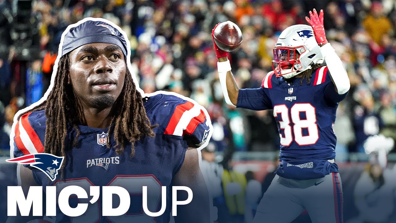MIC'D UP: Rhamondre Stevenson Gets Three TDs in Regular Season Finale vs. Dolphins | Patriots