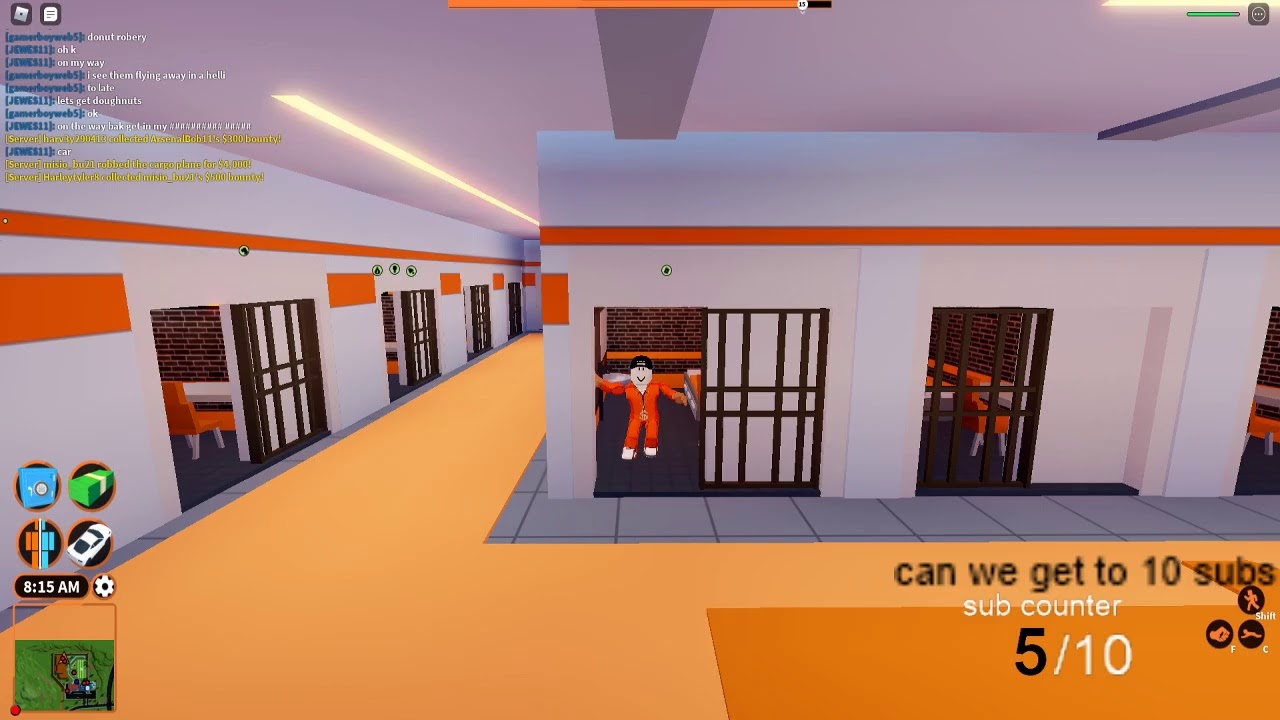 giving jailbreak crates away at 10 subs│jailbreak│public servers YouTube