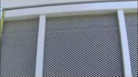Installing weatherstripping on a security screen door?...Part 1