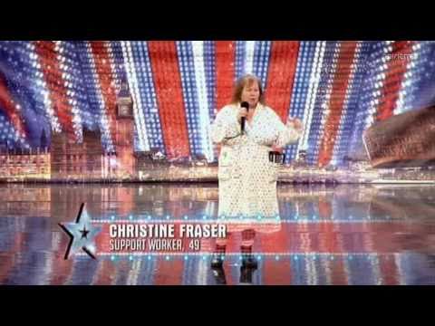 Christine Fraser on Britain's Got Talent 2011 Week 1