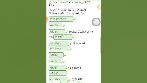 Correction  du devoir  4 en XML à l