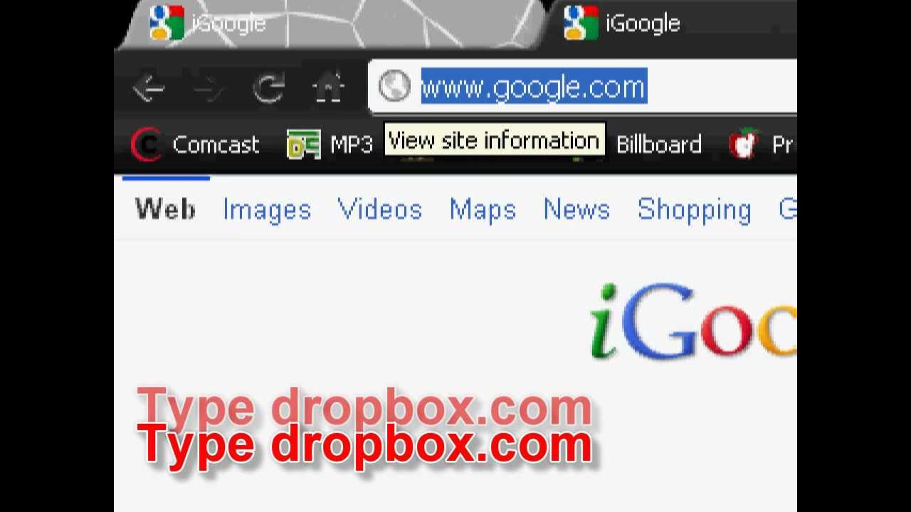 How To Share A Dropbox Folder - YouTube