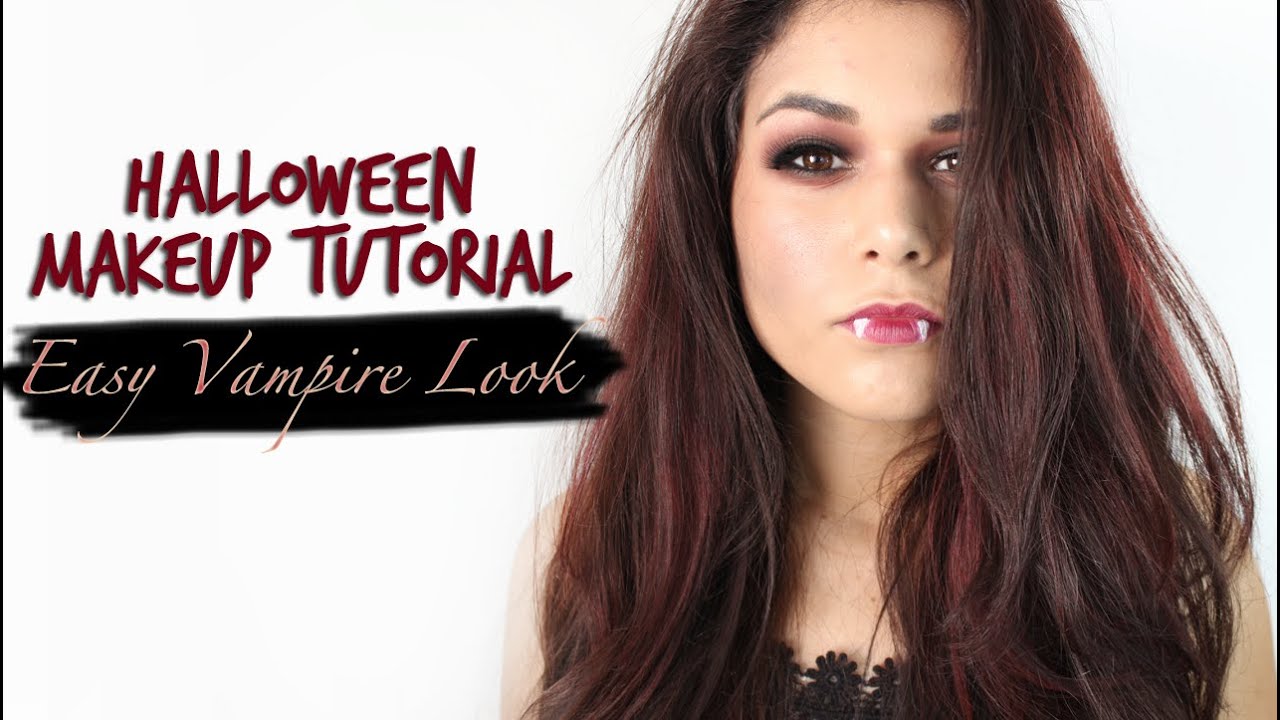 EASY VAMPIRE MAKEUP Halloween Makeup Tutorial With Drugstore