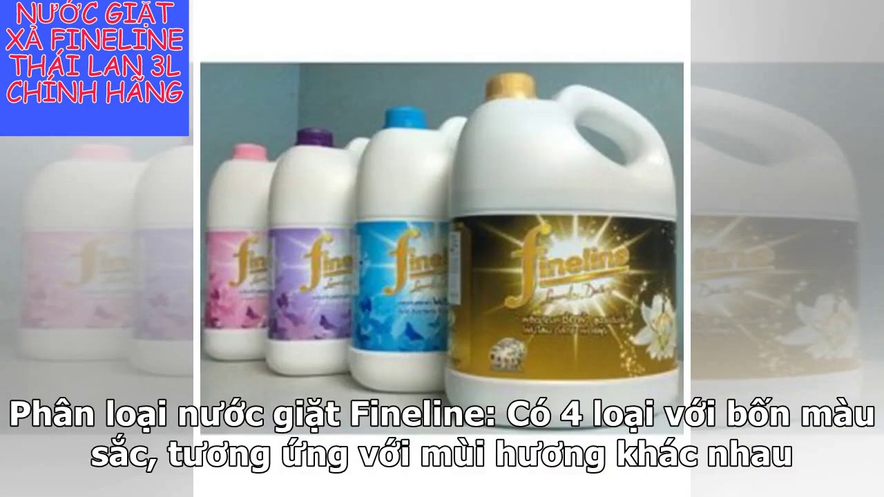 NƯỚC GIẶT XẢ FINELINE THÁI LAN 3L CHÍNH HÃNG