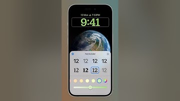iOS 16 Trick: How to Change Clock Font & Color on the Lock Screen?