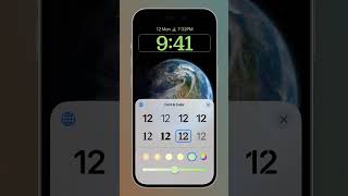 iOS 16 Trick: How to Change Clock Font & Color on the Lock Screen? screenshot 5