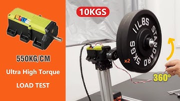 DOCYKE Servo Motor - Super power(180W) & High torque(550KG/CM) can be output under low weight(550G)