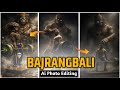 Bajrangbali Ai Gym Photo Editing Tutorial | Instagram Trending Hanuman Ai Photo Reel Editing Chatgpt