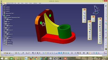 Catia V5 : Full Bearing Bracket Tutorial