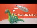 DIY Dinosaur Pen/Pencil Holder | Plastic Bottle Craft |Best out of waste |Creative Craft With Bottle