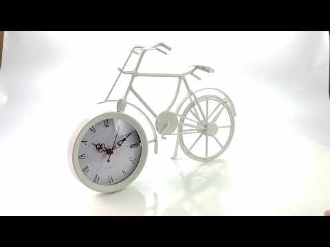 ML-5388 White Часы настольные Велосипед белый