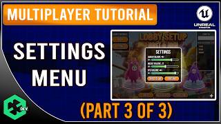 UE5 Settings Menu Tutorial (Graphics and Audio)
