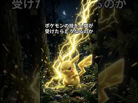 【ポケモン解説】人間が電撃技を受けたら #ai #ゆっくり解説 #ポケモン #pokemon