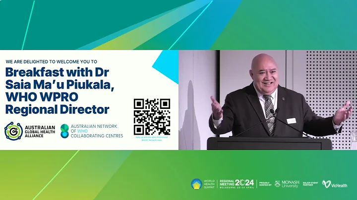 WHS Regional Meeting 2024 - Australian Global Health Alliance & Network of WHO Collaborating Centres