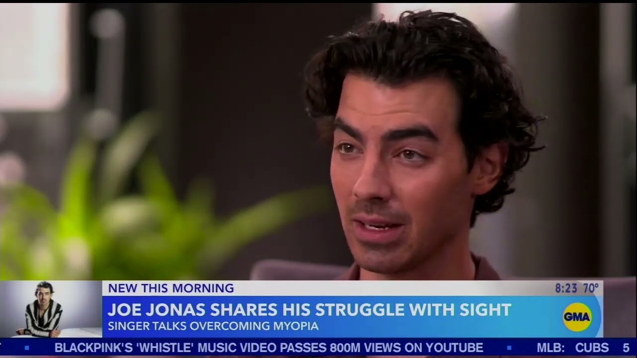 Joe Jonas talking EVO ICL on Good Morning America - YouTube