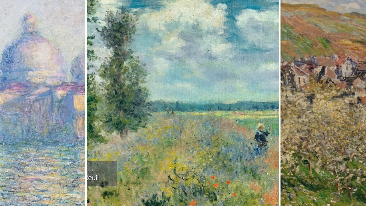 Claude Monet TV — Silent Art Gallery · September 6 Night | Poppy Fields near Argenteu… & others