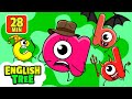Halloween Monster Train More Kids Songs Learn Alphabets English Tree 