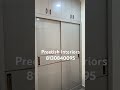 Sliding Wardrobe with Rose Gold T-Patti. #Short #home #viral #wardrobe
