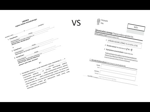 რა არის Umowa najmu და Zameldowania