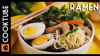 Ramen is a popular japanese noodle dish made with wheat noodles,
vegetable broth, hard boiled eggs, carrots, green onions, mushrooms
and coriander being some...