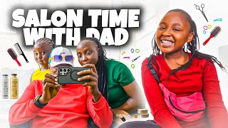 SALON TIME WITH DAD | The Obinnaz 