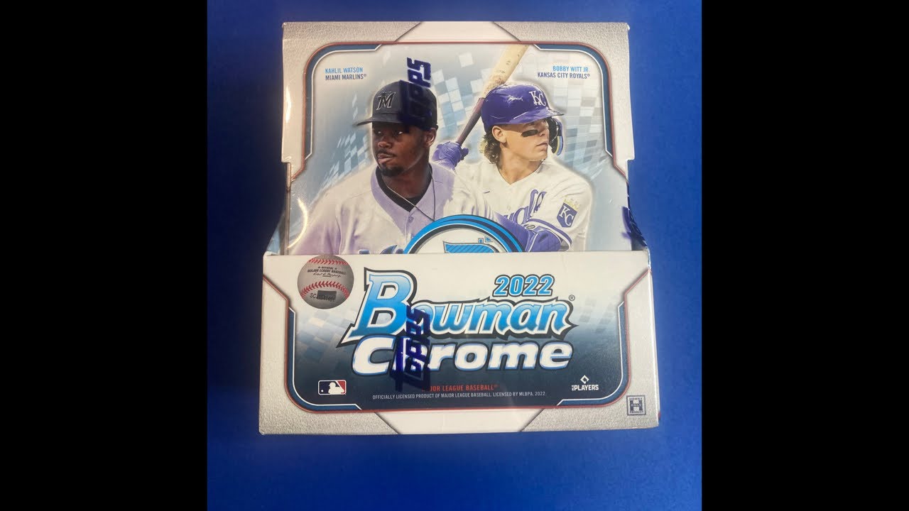 2022 Bowman Chrome Hobby Box YouTube