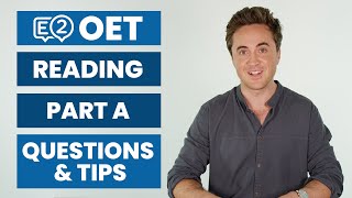 OET Reading Part A: Questions & Tips with Jay!