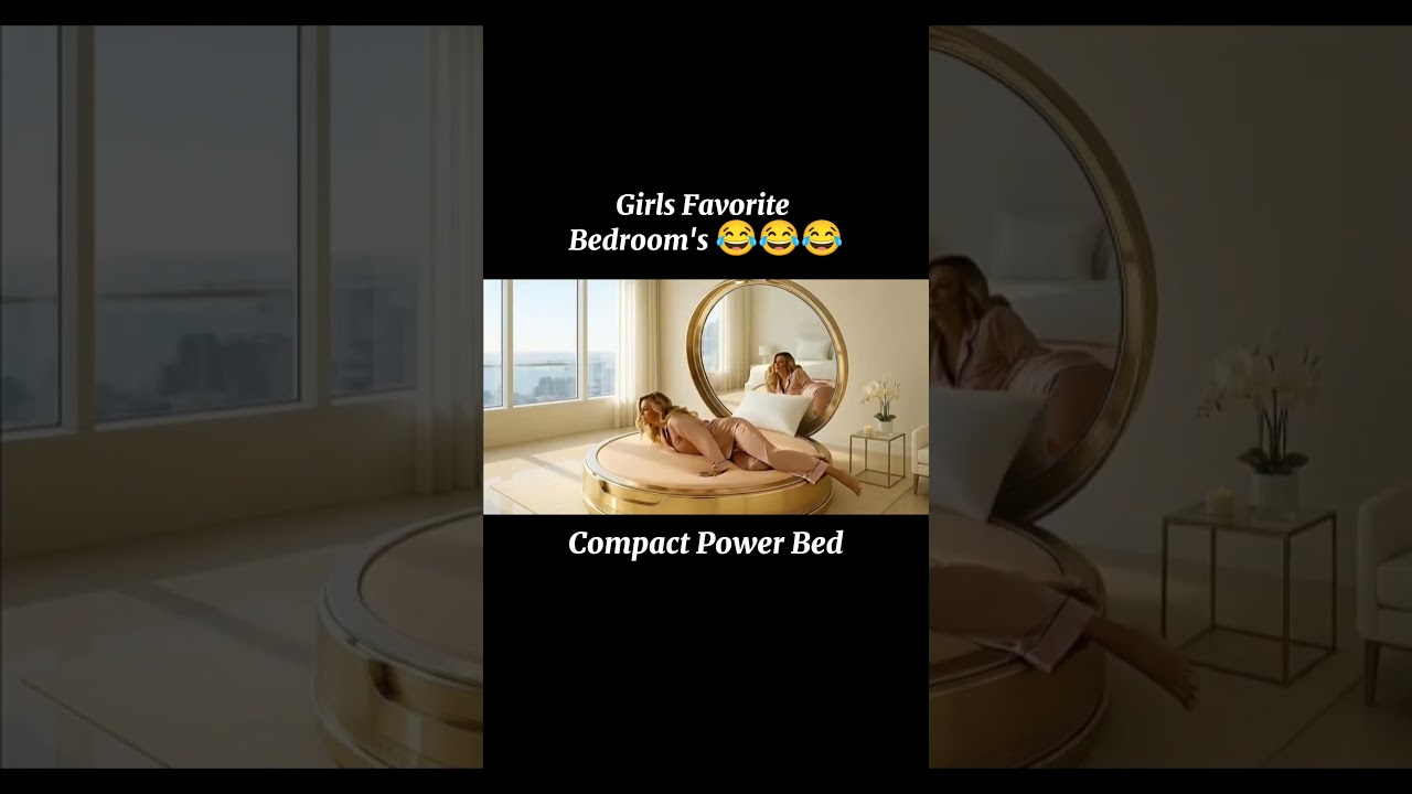 Girls Can Sleep Anywhere 😂💄 | Lipstick Bed, Compact Powder Bed & Heel Bed 😴 