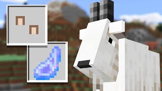 How will Goats work in Minecraft 1.17? (PREVIEW)