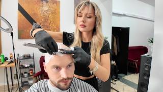 She’ll Make You Cheat On Your Barber With Her Hot Shaves💈 ASMR