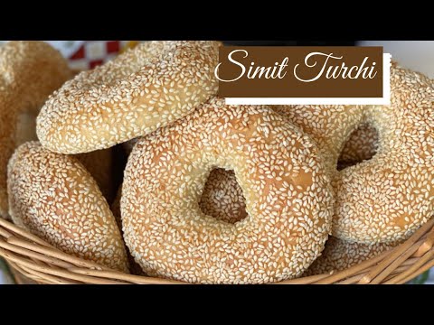 Bagel al sesamo Turche / Simit / Sesam Ringe ð Ricetta Melassa fatta in casa