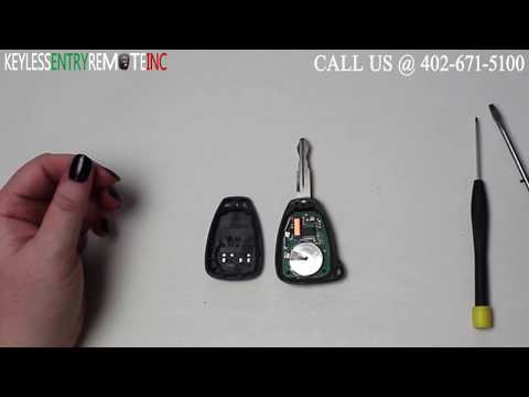 How To Replace A 2006 - 2007 Jeep Commander Key Fob Remote Battery FCC ID OHT692427AA