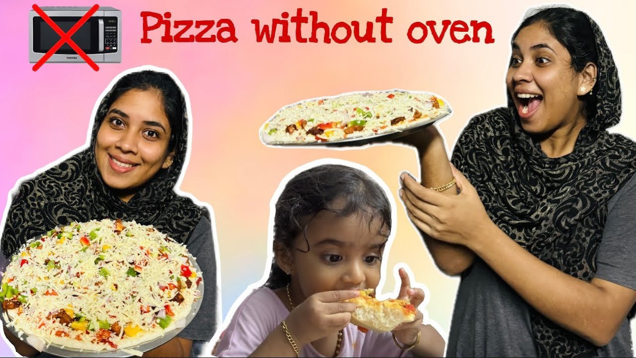 How to make pizza without oven ??🍕🍕🍕mommy’s special 😍😍😍