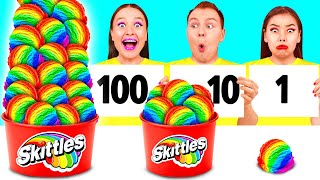 100 Layers of Food Challenge | Crazy Life Hacks and Recipes from KaZaZa