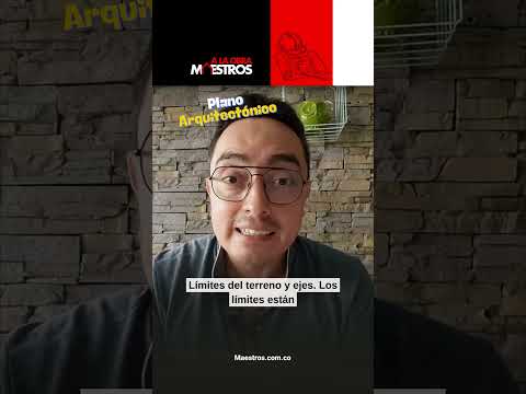 ¿Cómo entender los conceptos básicos de un plano arquitectónico?