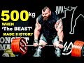 WORLD RECORD | Eddie Hall: The 500kg Deadlift World Record set at Giants live 2016