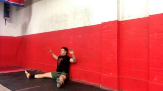 Back To Wall Shoulder Shoulder Slides In Straddle