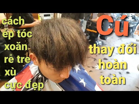 Hướng dẫn ép tóc layer trên chất tóc xù rễ tre cực khủng, thay đổi hoàn toàn