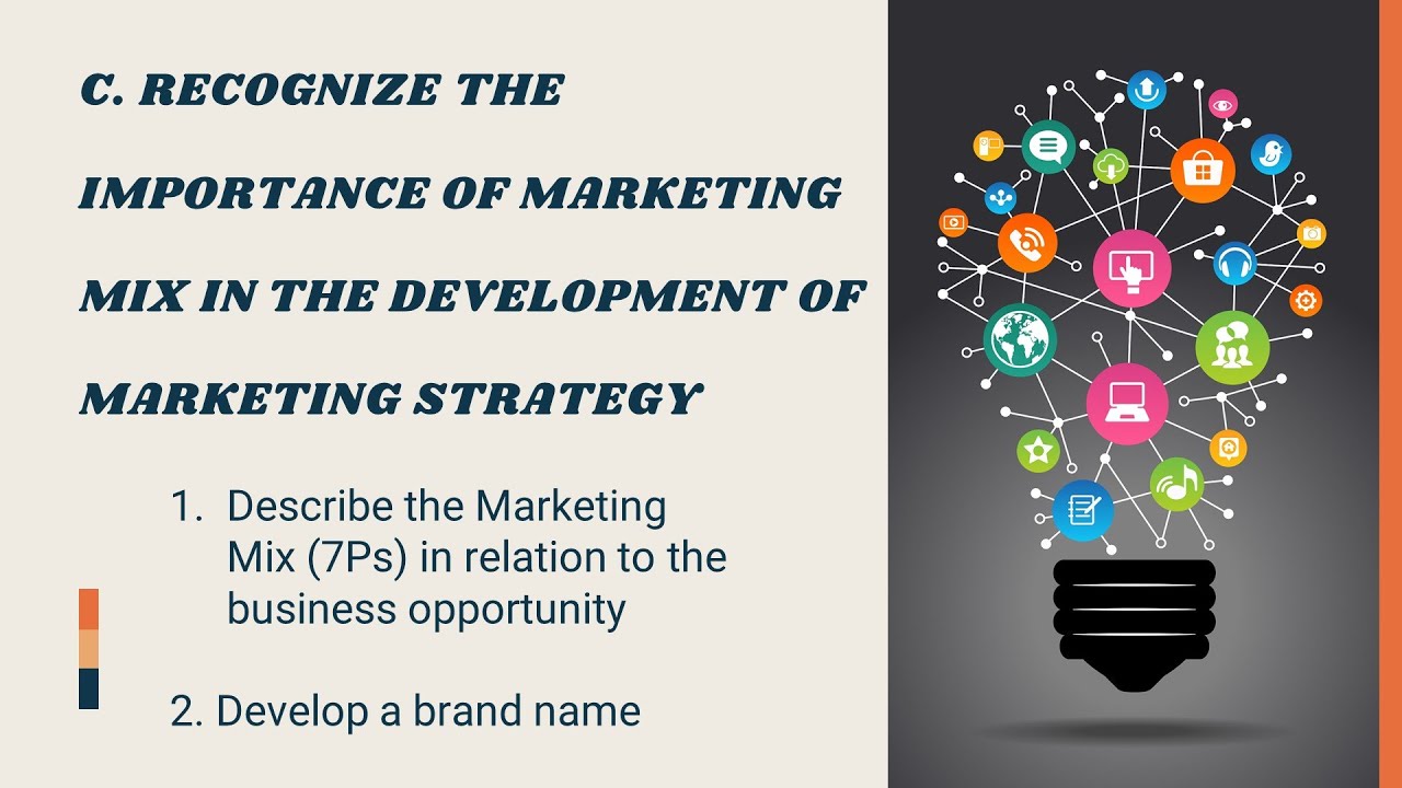 ABM Entrep - DBP: Recognize the of Marketing Mix in the development of Marketing Strategy - YouTube