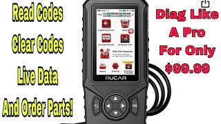 Check Engine Light / Diagnose / And Order Parts! (The All In One Scan Tool) MUCAR CDE900