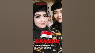 BANSER CANTIK BAGAI BIDADARI SURGA #tni #polri #BANSER