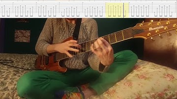 Josh Martin Mixing Techniques to a Wonky Groove on an 8-string (with tab)
