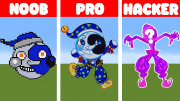 Moondrop - Pixel Art in Minecraft - NOOB vs PRO vs HACKER