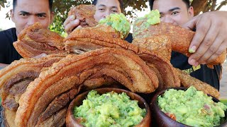 OUTDOOR COOKING | CRISPY PORK BELLY + GUACAMOLE MUKBANG (HD) by CALINA BROTHERS 334,849 views 1 year ago 18 minutes