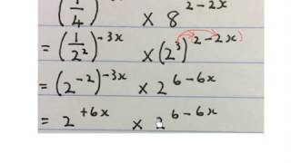 Exponents Simplify Grade 10 (Mathdou)